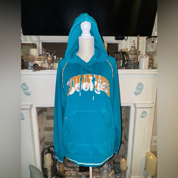 Cookies brand blue/yellow hoodie. Worn once!!  Great gift! EUC. Size L 🍪 - Picture 2 of 12